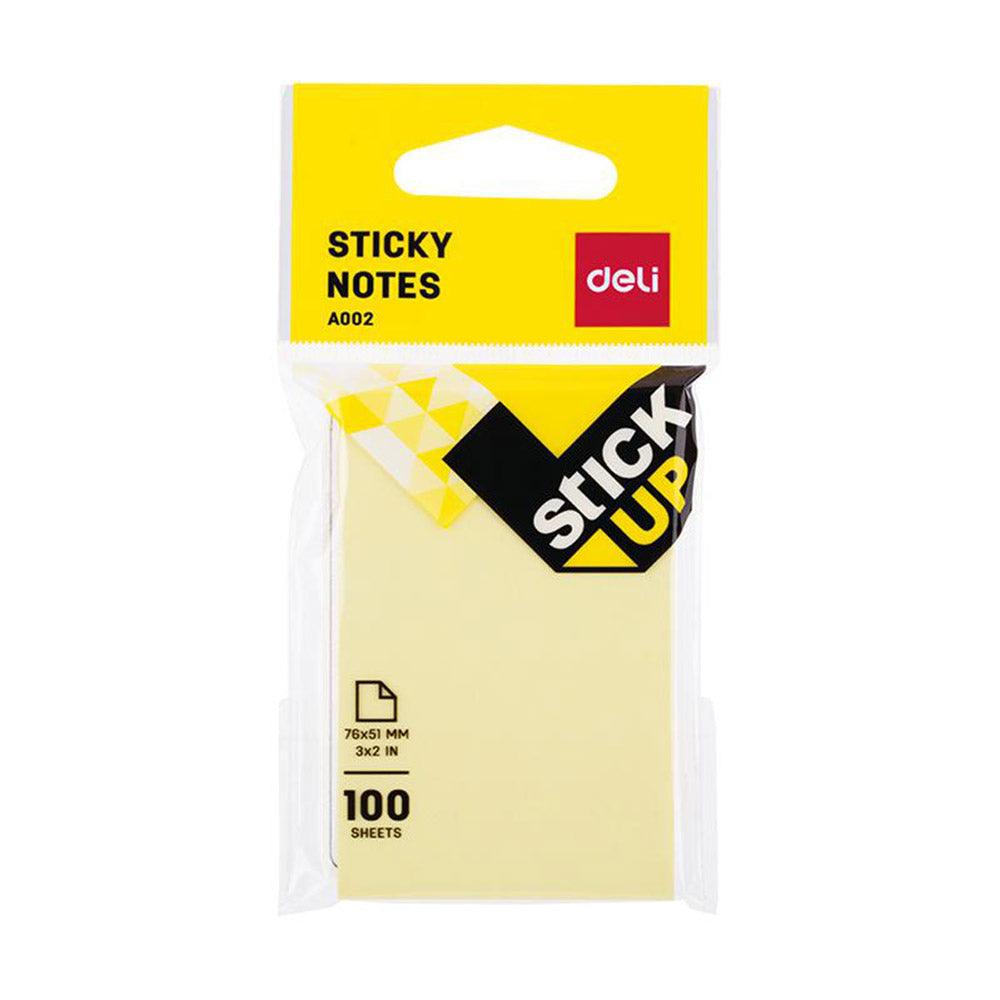 Deli Sticky Notes 76 x 51mm EA00252-100 sheet