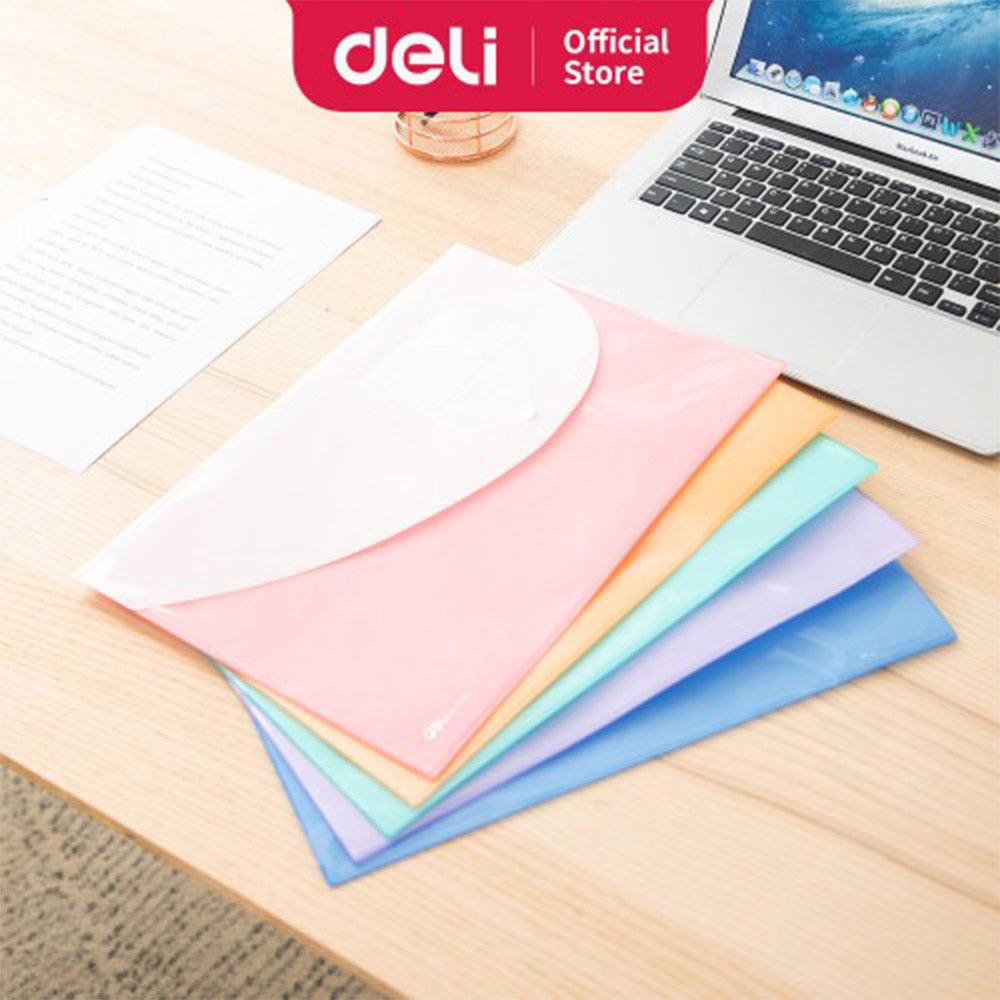 DELI E5506 File Bag Snap FC