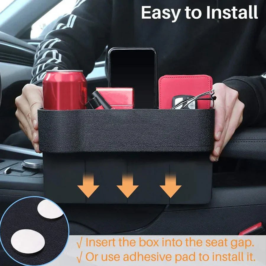 2 PCS Car Seat Organiser with Cup Holder