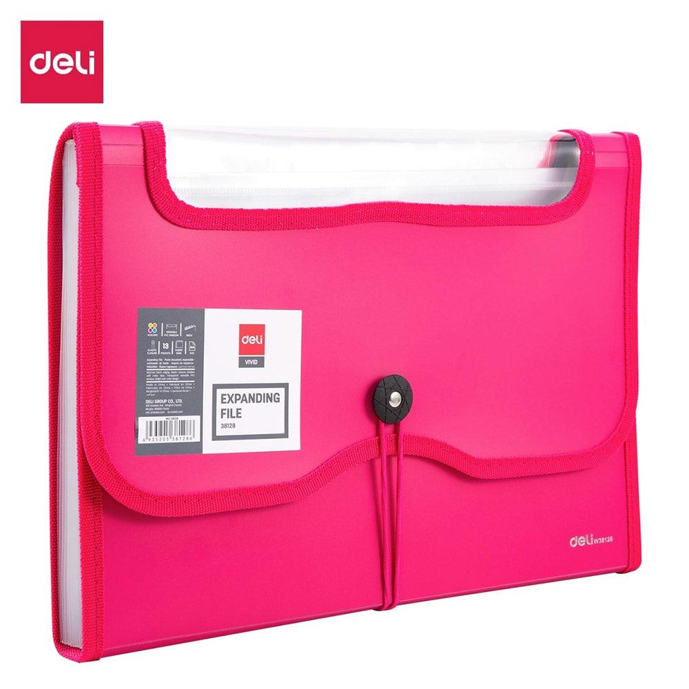 Deli E38128 A4 Expanding File 13 pockets