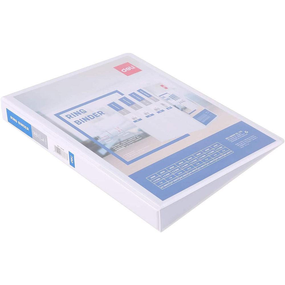 DELI E5610N 1-Inch A4 2-Holes D-Rings Ring Binder