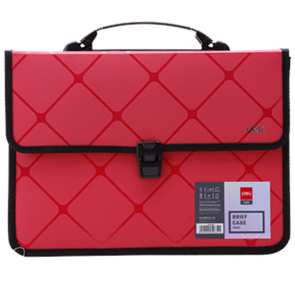 Deli E39634 Cube Brief Case with Handle A4