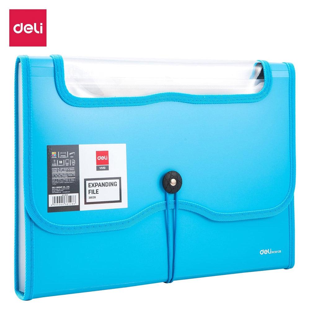 Deli E38128 A4 Expanding File 13 pockets