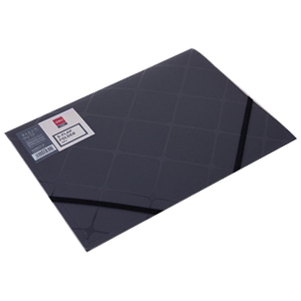 Deli E39621 3-Flap Elastic Folder A4