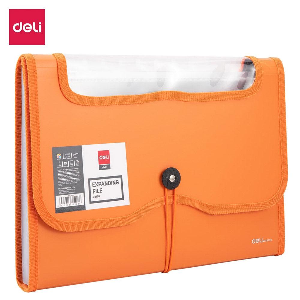Deli E38128 A4 Expanding File 13 pockets