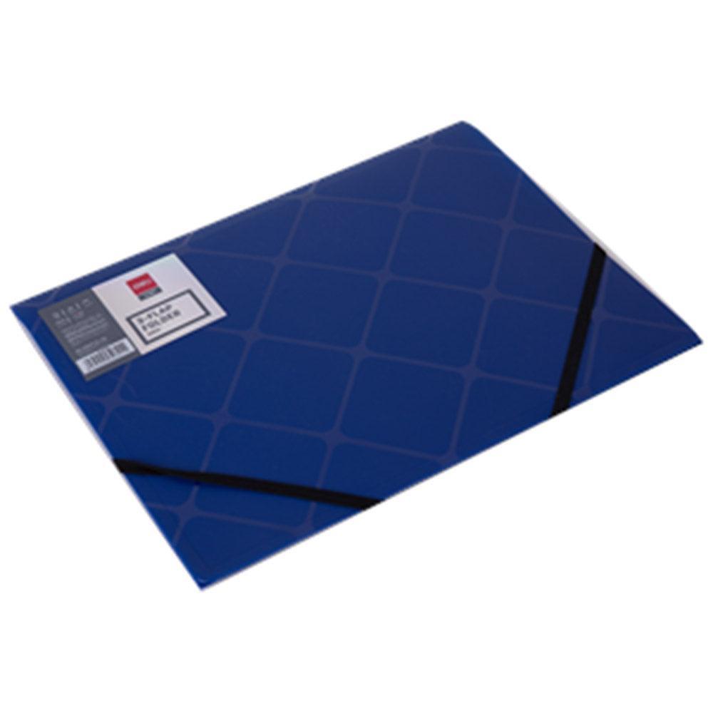 Deli E39621 3-Flap Elastic Folder A4