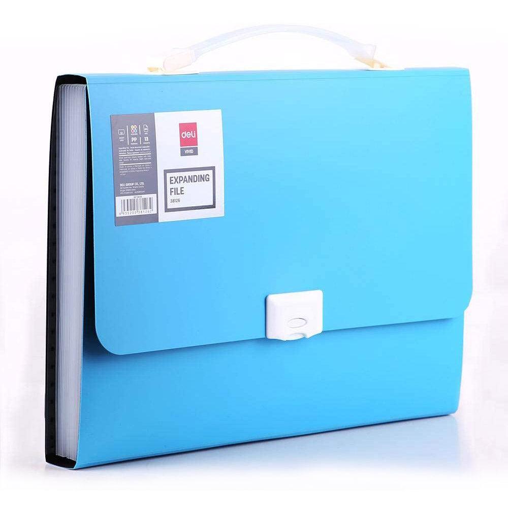 Deli E38126 A4 Expanding File 13 pockets