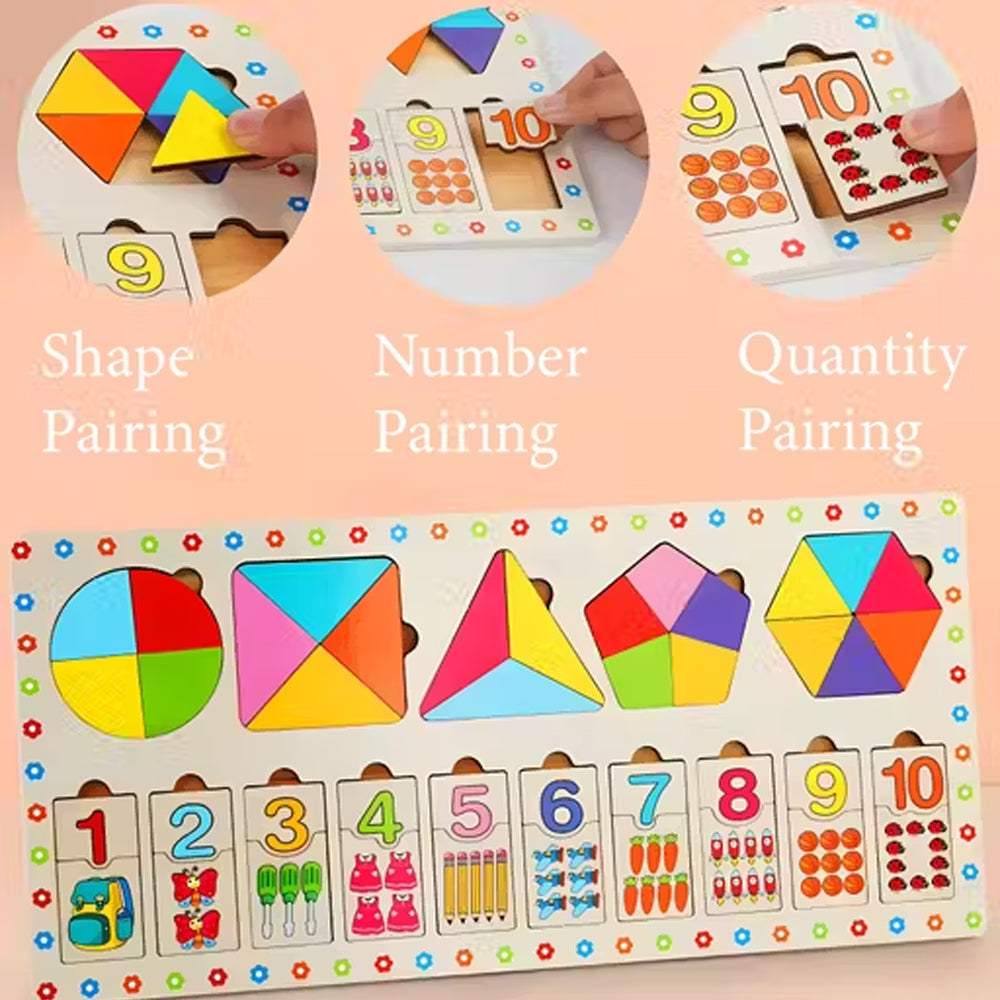 Number & Alphabet Quantity Association Table Lebanon