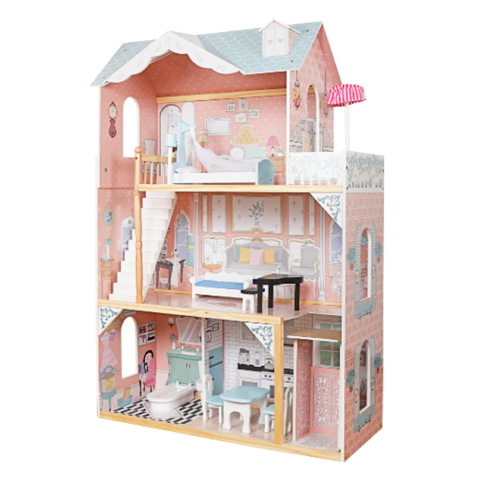 (Net) Wooden Doll house Playset Lebanon