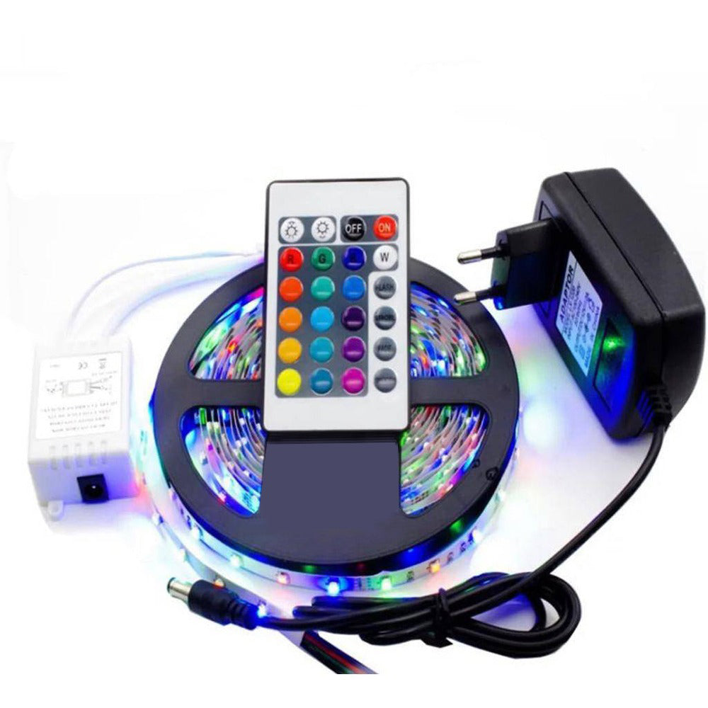 (Net) LED Strip Light Multicolor 5M With Remote