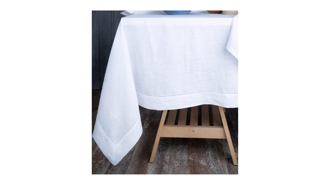 Tablecloth by Weston Hemstitch – 152×300 cm