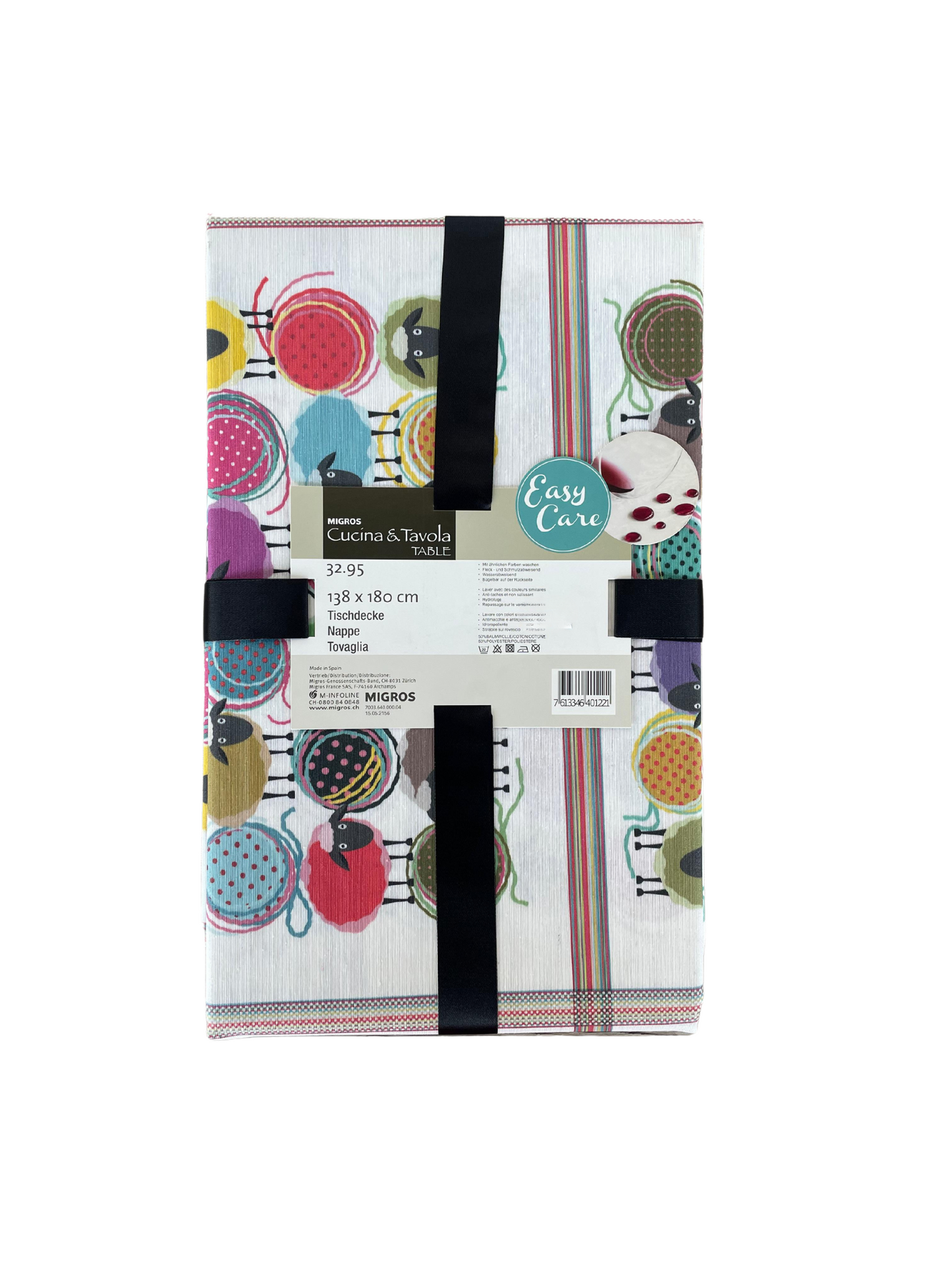 Tablecloth with Sheep Design – 138×180 cm