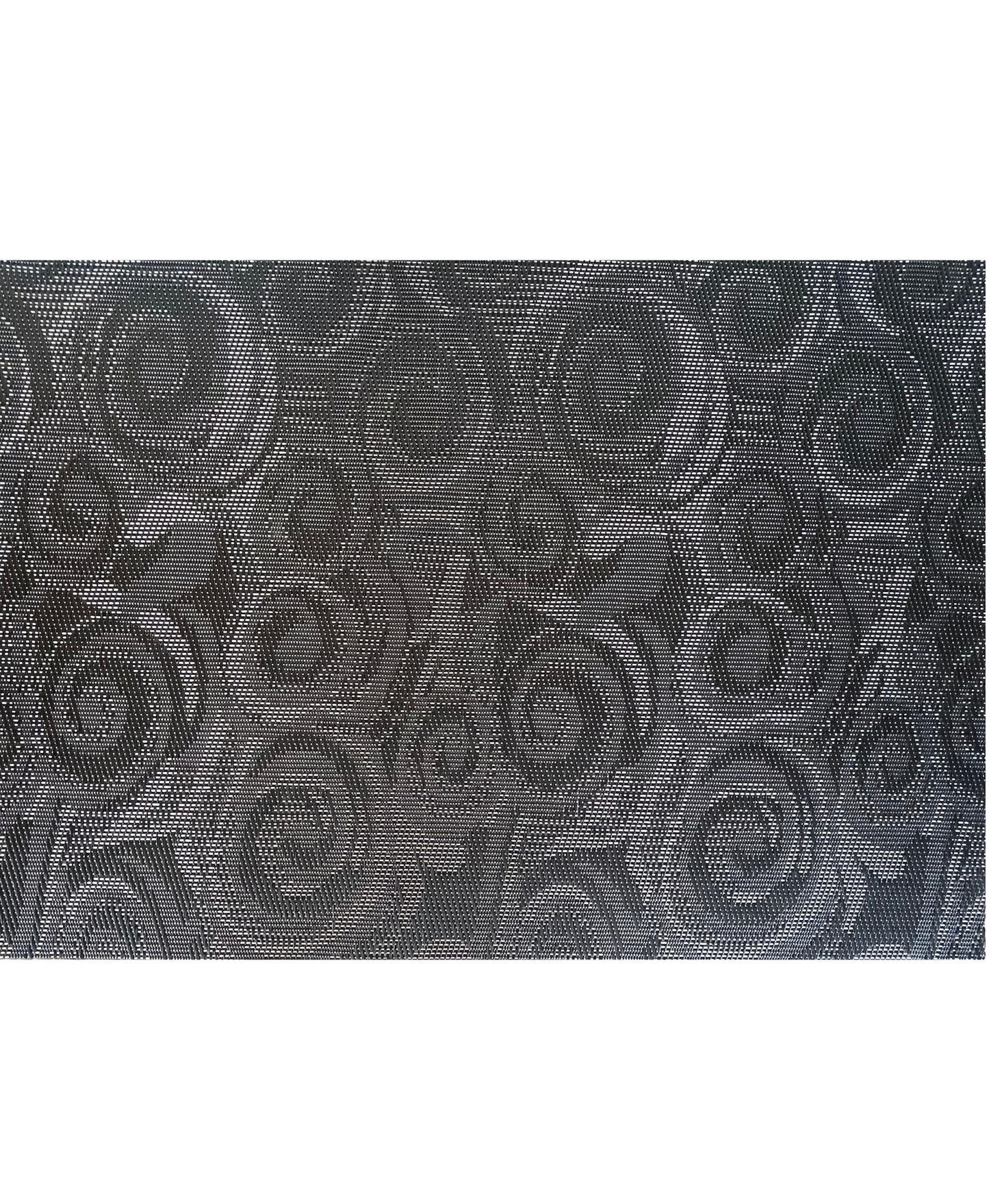 Table Placement Black and Grey Spirals - 35x50cm