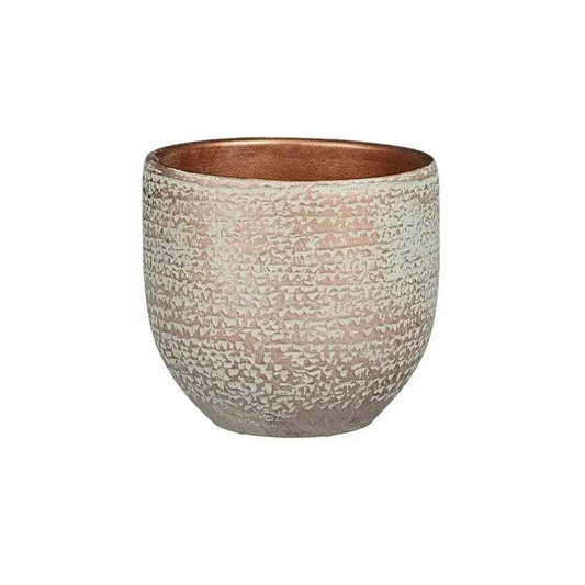 Medium Carrie Pot Copper Metallic by Mica