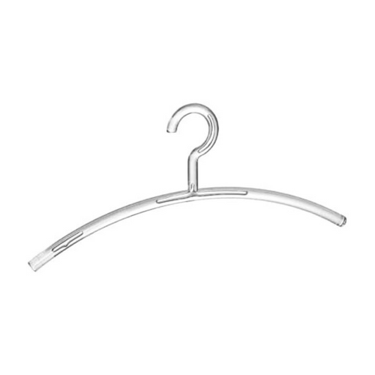 Clear Plastic Clothes Hanger by Wenko 46 x 45 cm