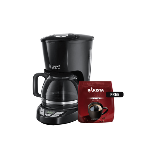 Coffee Maker + Barista Ground American Coffee 350 gr By Russell Hobbs