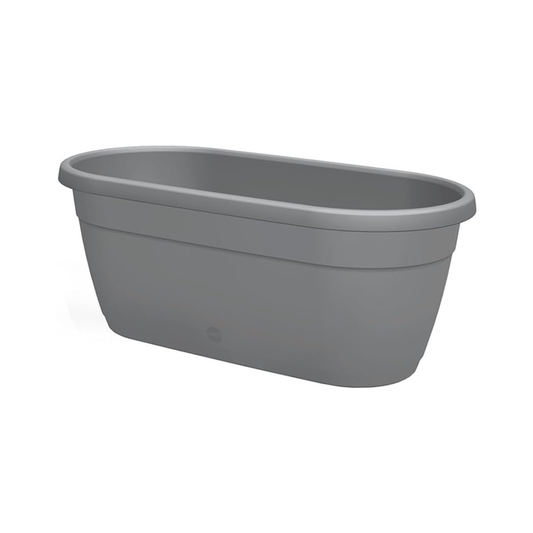 Emsa 517593 Indoor & Outdoor Flower Pot 40 x 20 cm-Dust Grey