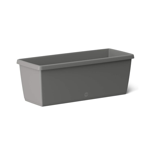 Emsa 518582 Flower-Pot – 75 x 20 x 18 cm, Watering System- Dust Grey