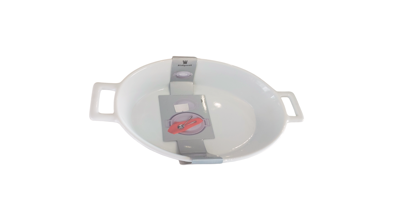 Gratin dish white by Stronghold
