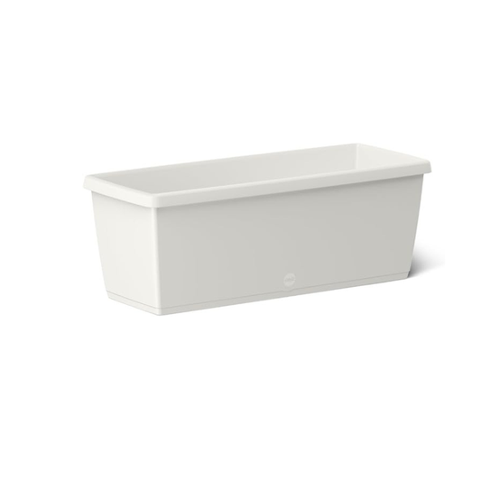 Emsa 518675- Timeless Flower Pot – White