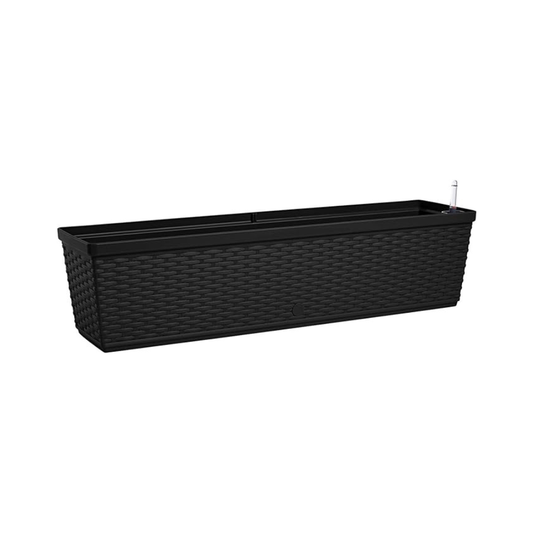 Emsa 515025-75 CM- Casa Mesh Flower Pot-self-watering system- Granite