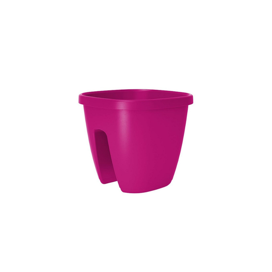 Emsa Railing Pot for the Balcony – self-watering system – Pink -515659