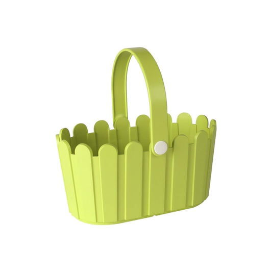 Emsa 513925 Flower Pot- basket, country House Style- 28 x 18 cm – Green