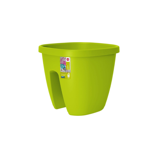 Emsa Railing Pot for the Balcony – self-watering system – Green-515017