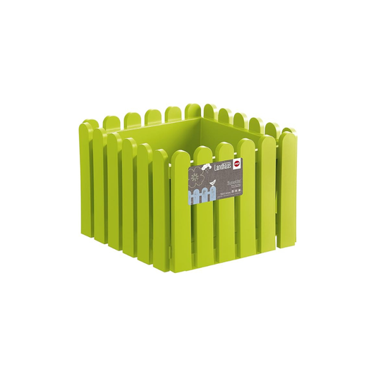 Emsa 514120 Landhaus Flower Pot for Garden, Polypropylene – Green
