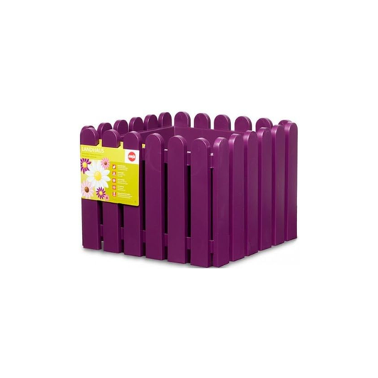 Emsa 508746 Landhaus Flower Pot for Garden, Polypropylene – Purple
