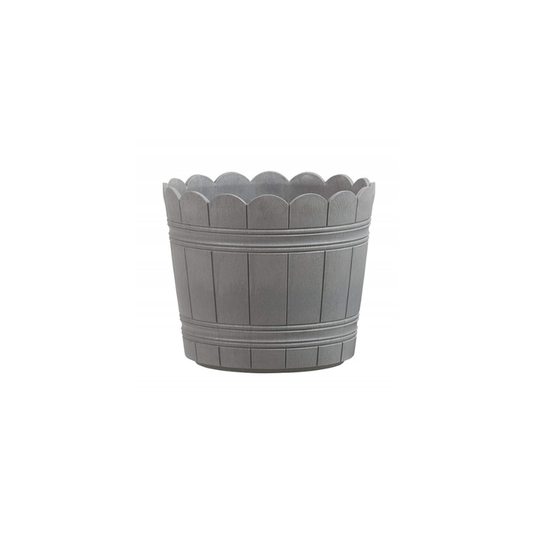 Emsa 515272 Country Flower Planter, Grey