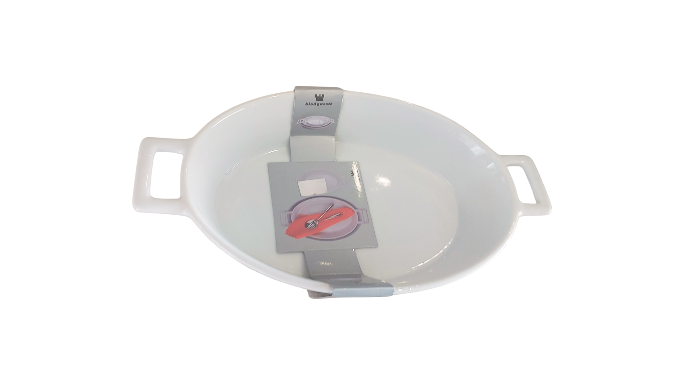 Gratin dish white by Stronghold