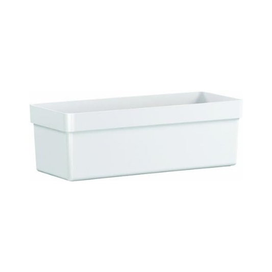 Emsa 514316 FlowerPot-Slef watering -75 x 20 x 16 cm -White