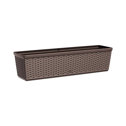 Emsa 515026-75 CM- Casa Mesh Flower Pot-self-watering system-Mocha