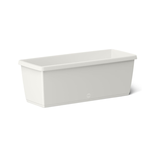 Emsa 518679 Flower-Pot – 75 x 20 x 18 cm, Watering System- White