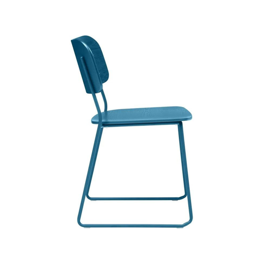 Micasa FAZIO Blue Wooden Chair