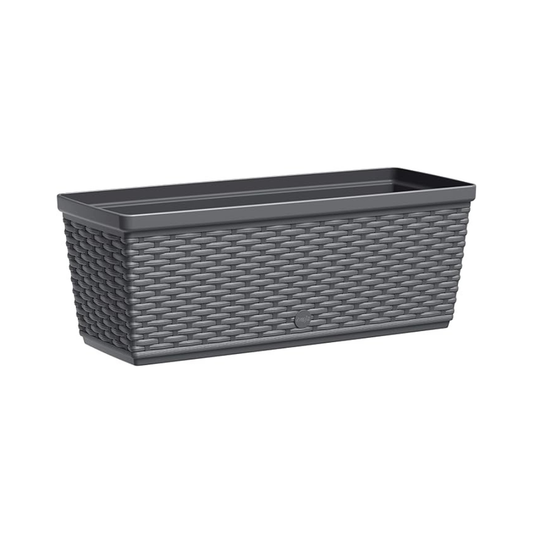 Emsa 515022- Casa Mesh Flower Pot-self-watering system - Granite