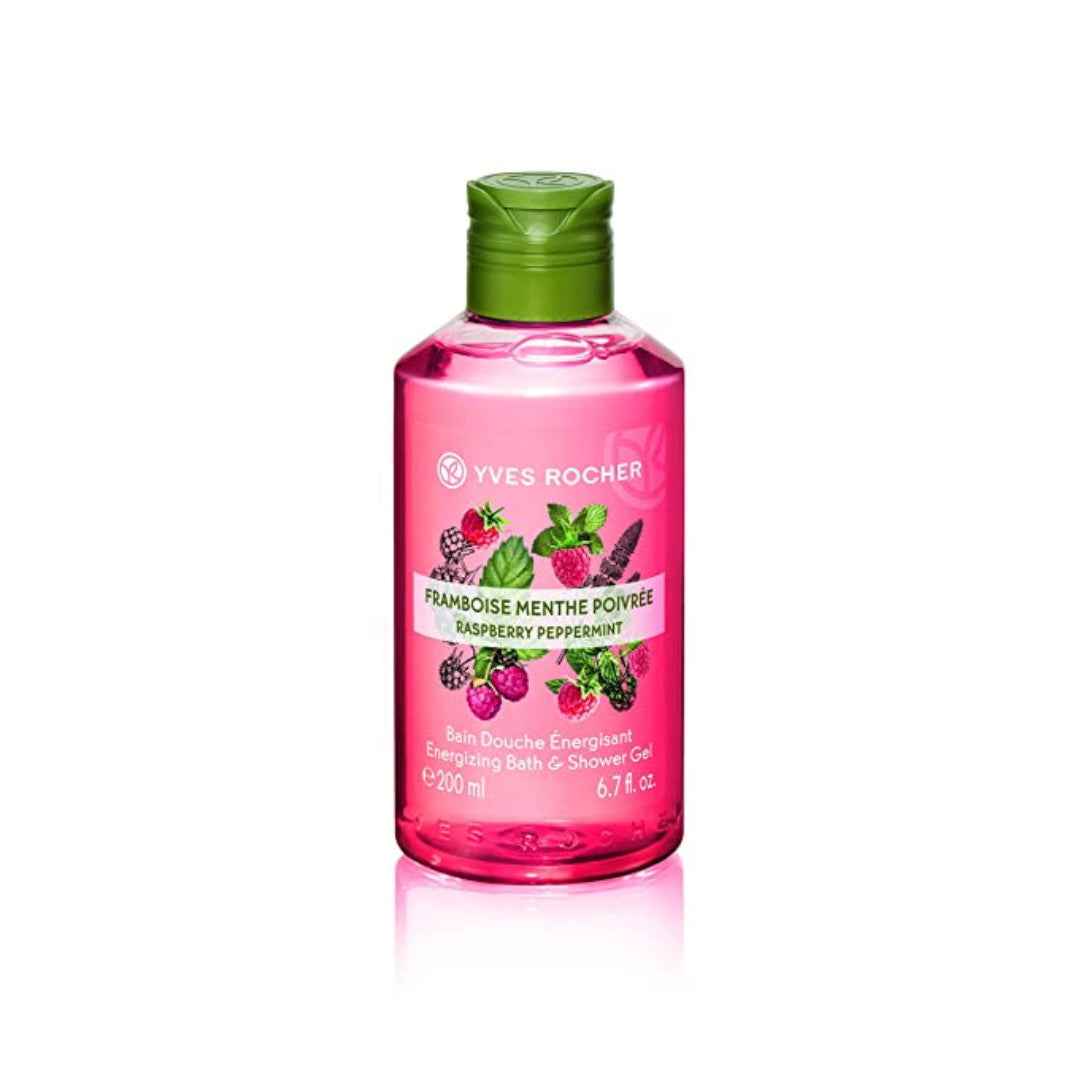 Yves Rocher Energizing Shower Gel Raspberry Peppermint - Medaid International