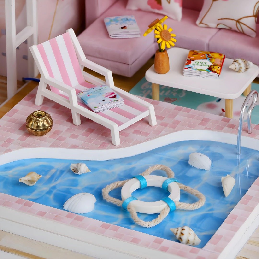 DIY First Love Miniature House – Wooden Furniture & LED Light