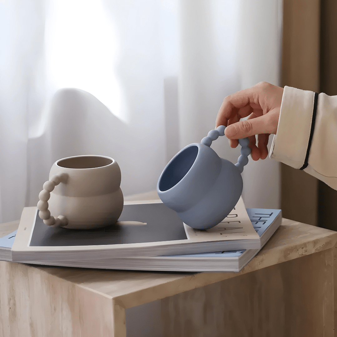 Purity Frosted Matte Coffee Mug – Cute & Unique 250ml Ceramic Cup