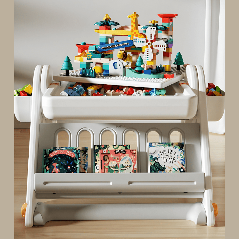 Adjustable Premium HDPE Multifunction Desk: Creative Play & Study