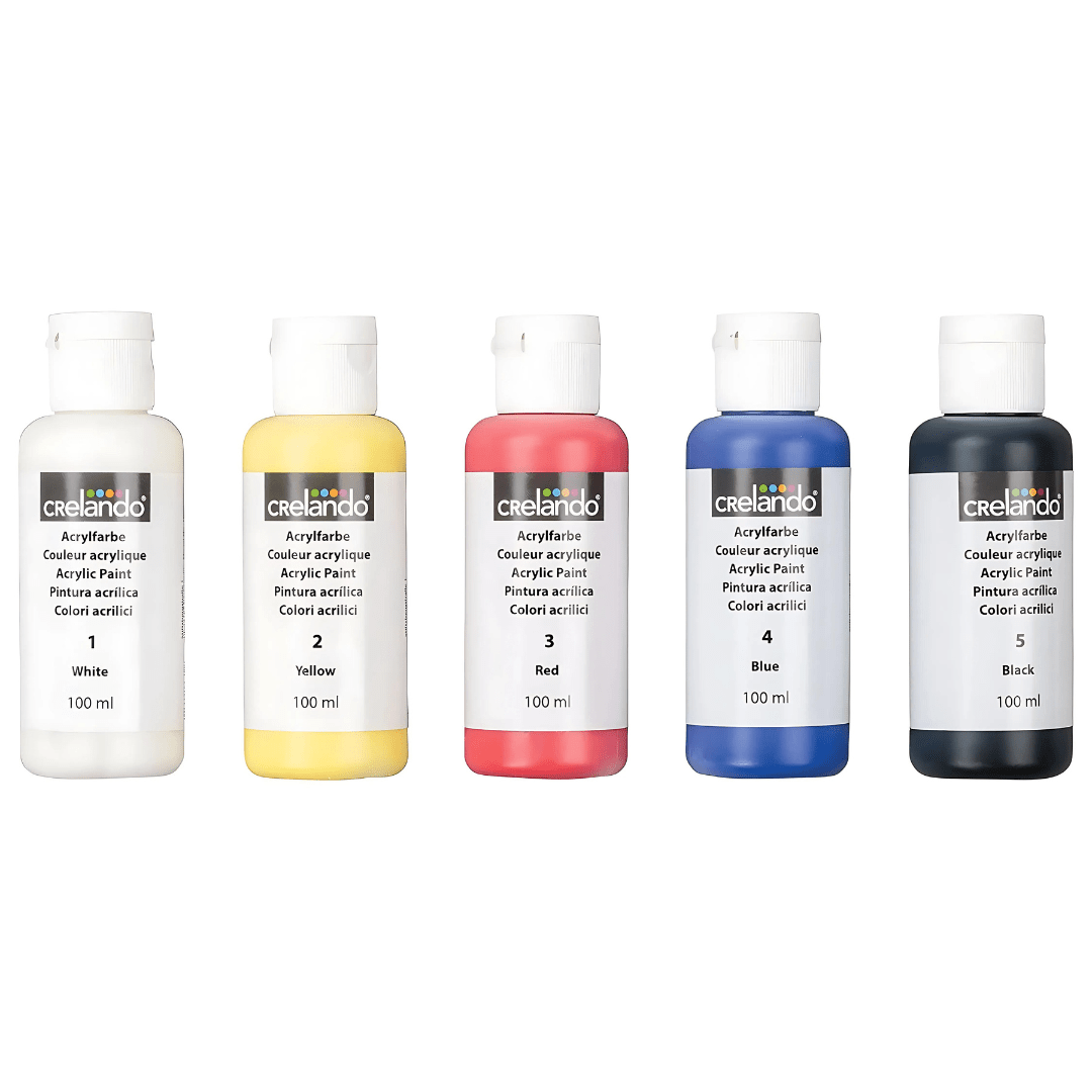 Crelando Acrylic Paint Set Of 5