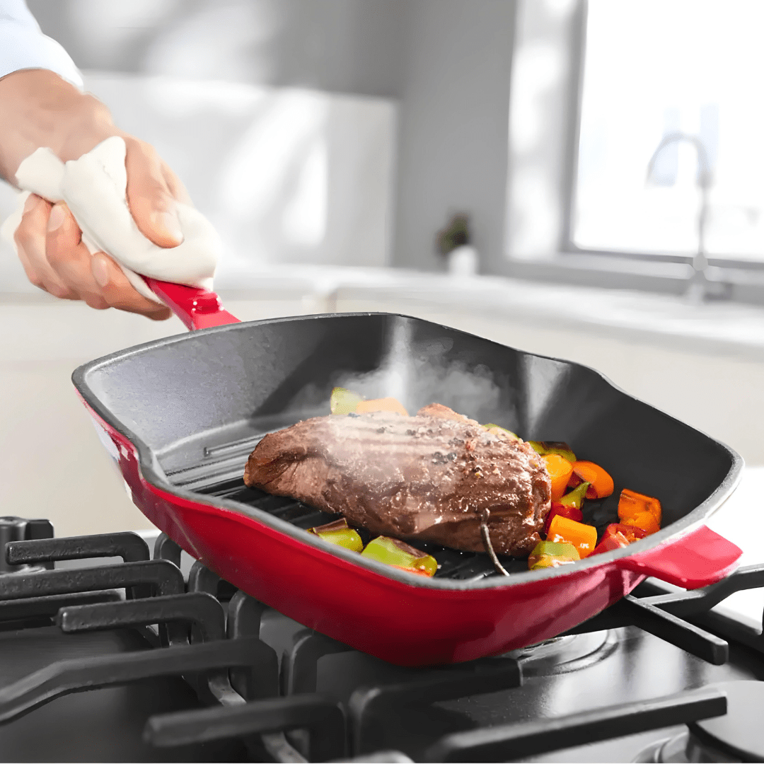 ERNESTO Cast Iron Pan (Ø 25 CM) Or Cast Iron Grill Pan (24.5 X 24.5 CM)