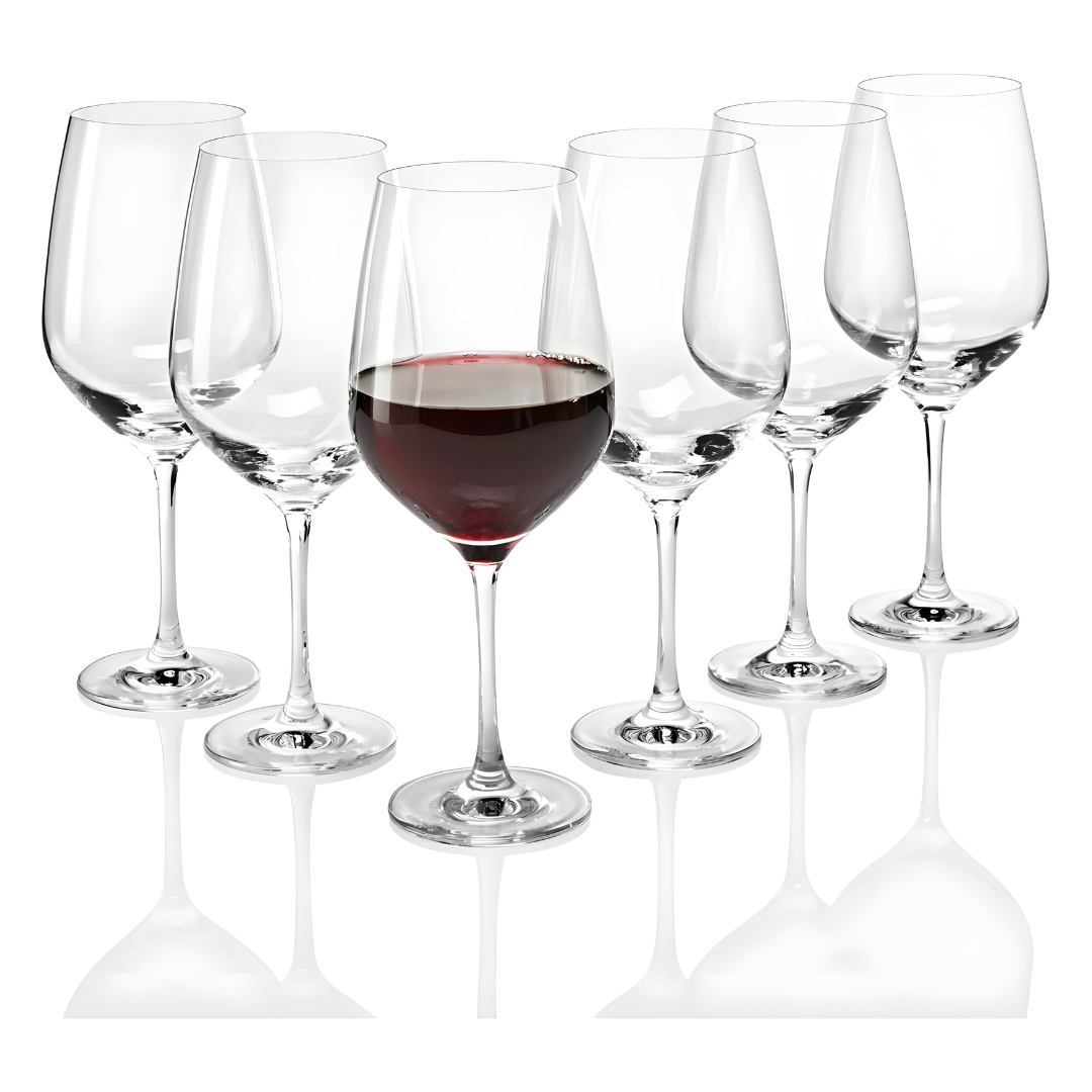 ERNESTO Red Wine Glasses – Set of 6 (621ml)