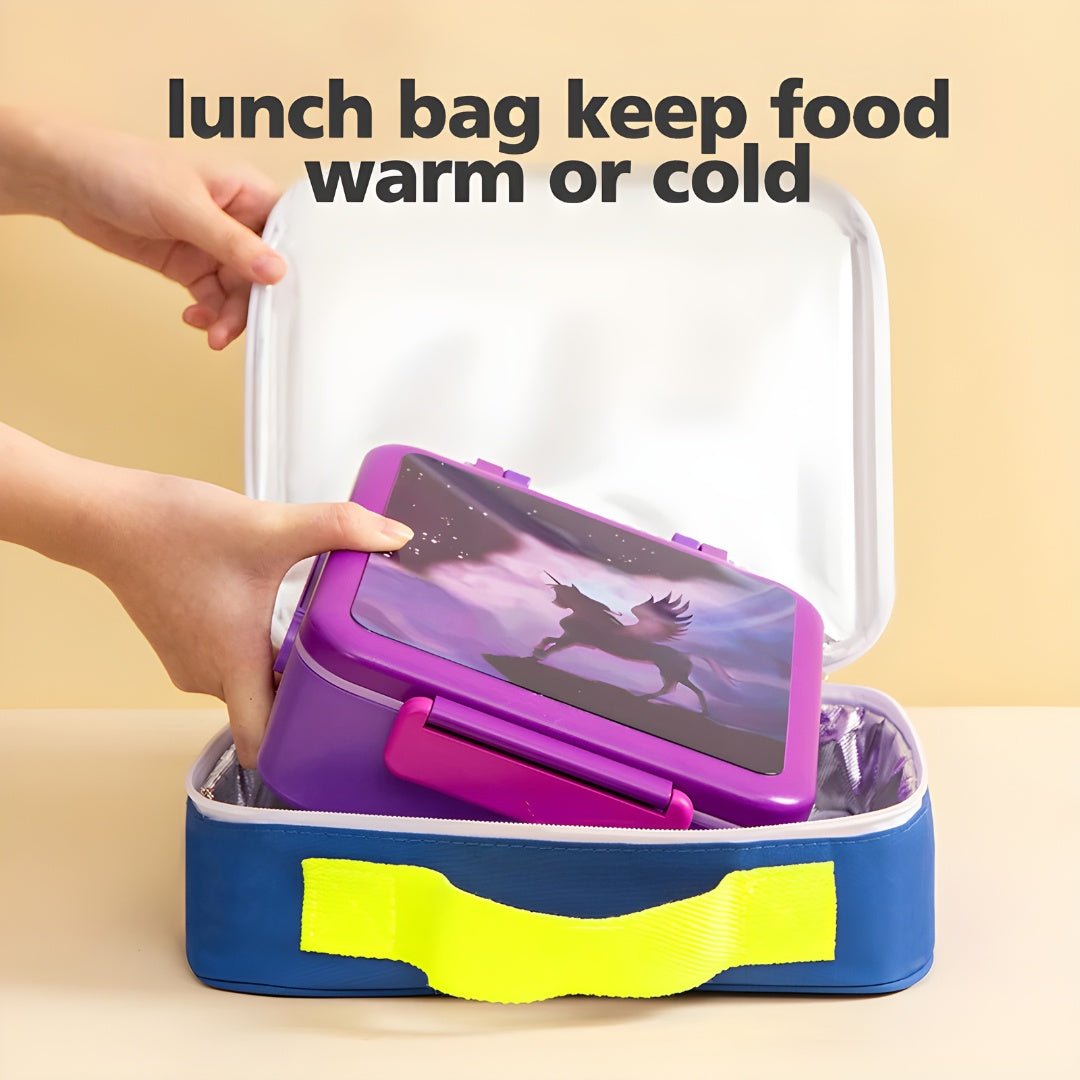 Kids Bento Lunch Box – Leak-Proof, BPA-Free, with Thermos