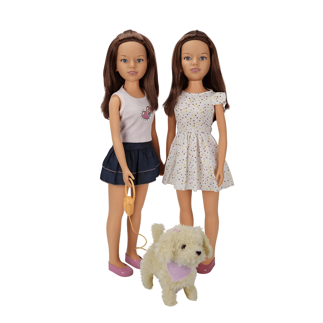 Clara Walking Doll 80cm – Casual Style with 2 Outfit Options