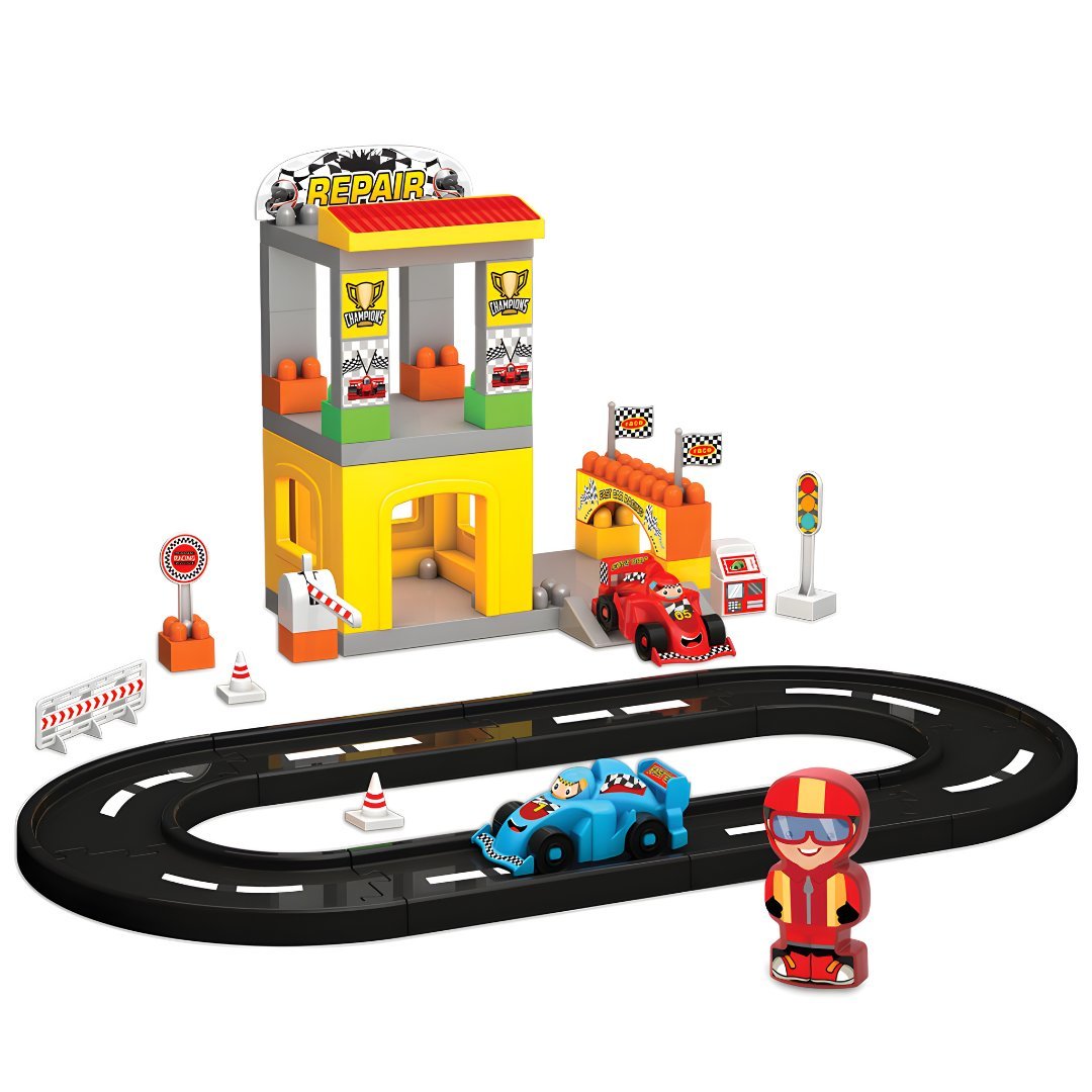 F1 Race Station 48 Piece Educational Lego Set
