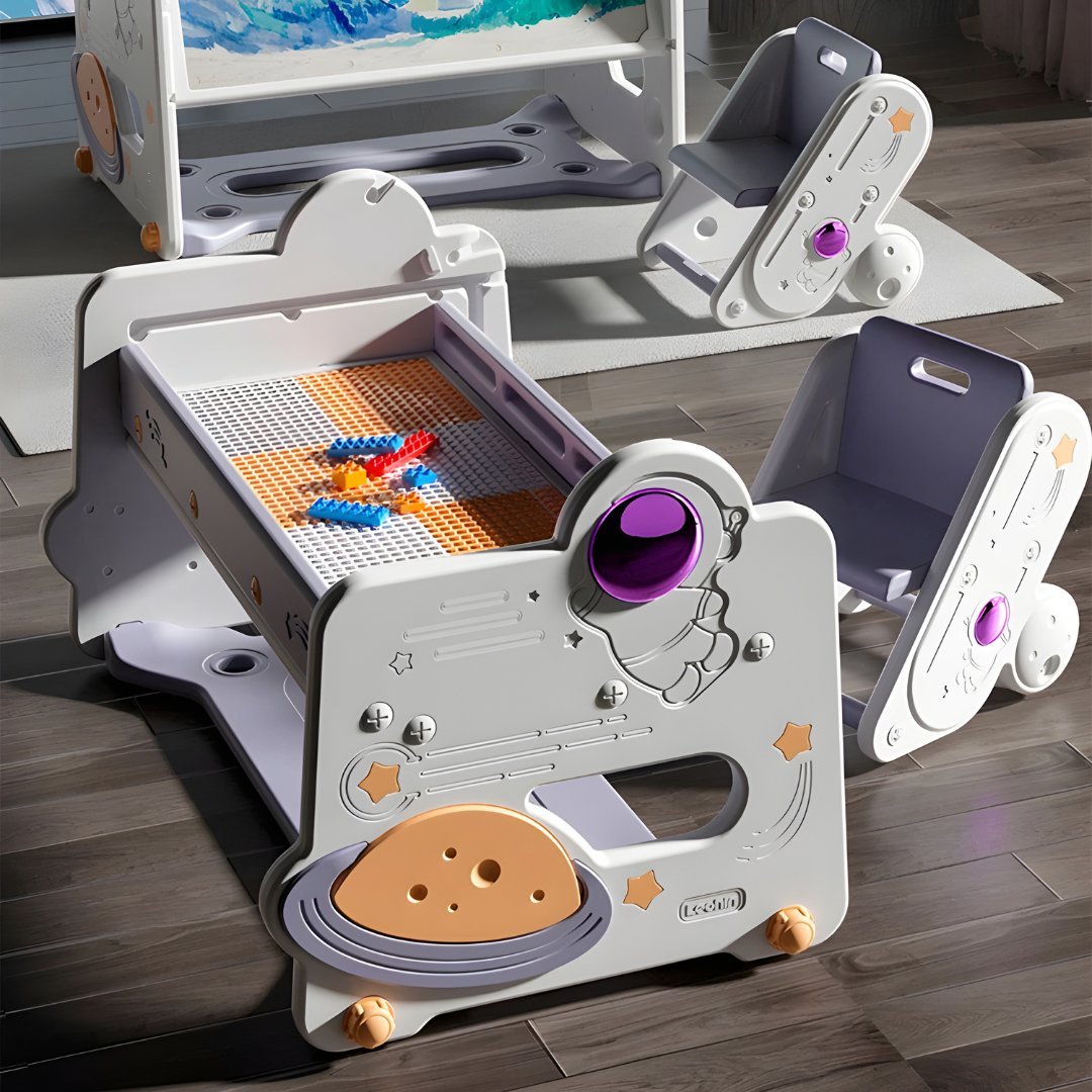 Double Seat Large Capacity Kids Desk