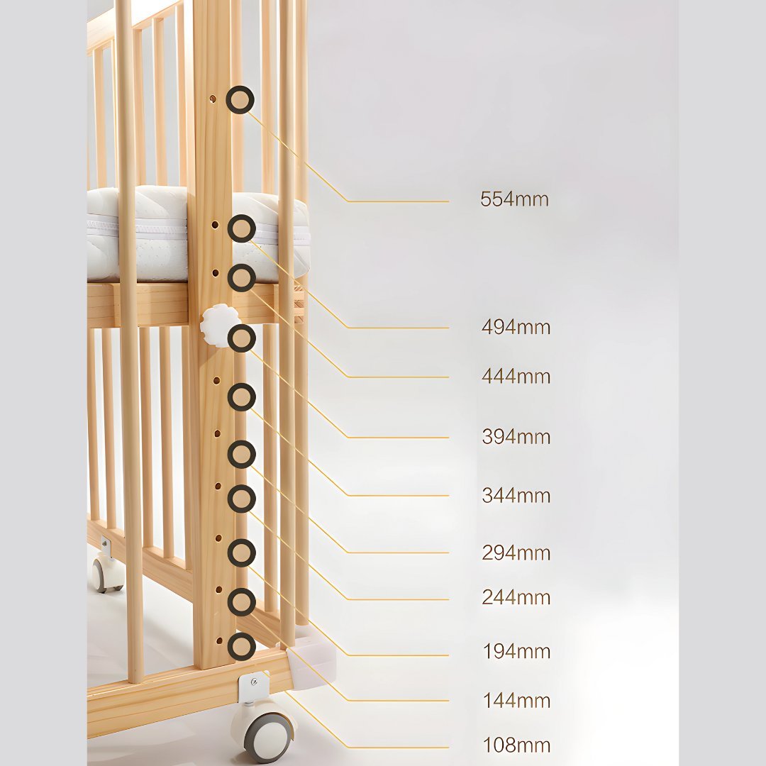 6 in 1 Evolution Premium Baby Crib