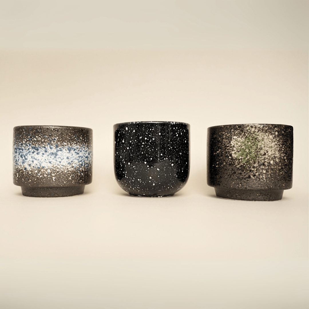 Elegant Japanese Tea & Coffee Cup Gift Set (150ml) – 3-Piece Collection with Gift Box